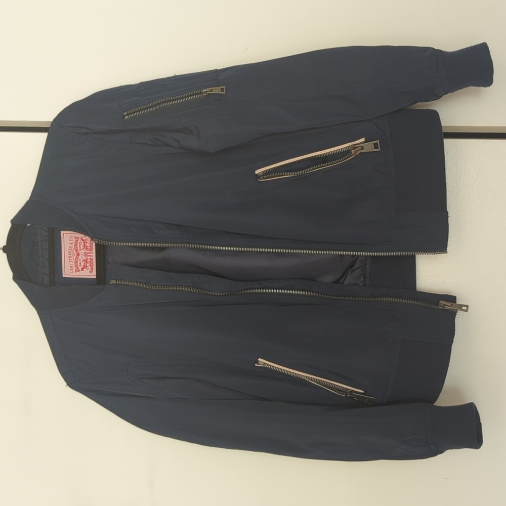 Levi's navy blue bomber jacket